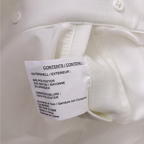 RW&CO Double Breasted Coat in Winter White - Picture 8 of 9